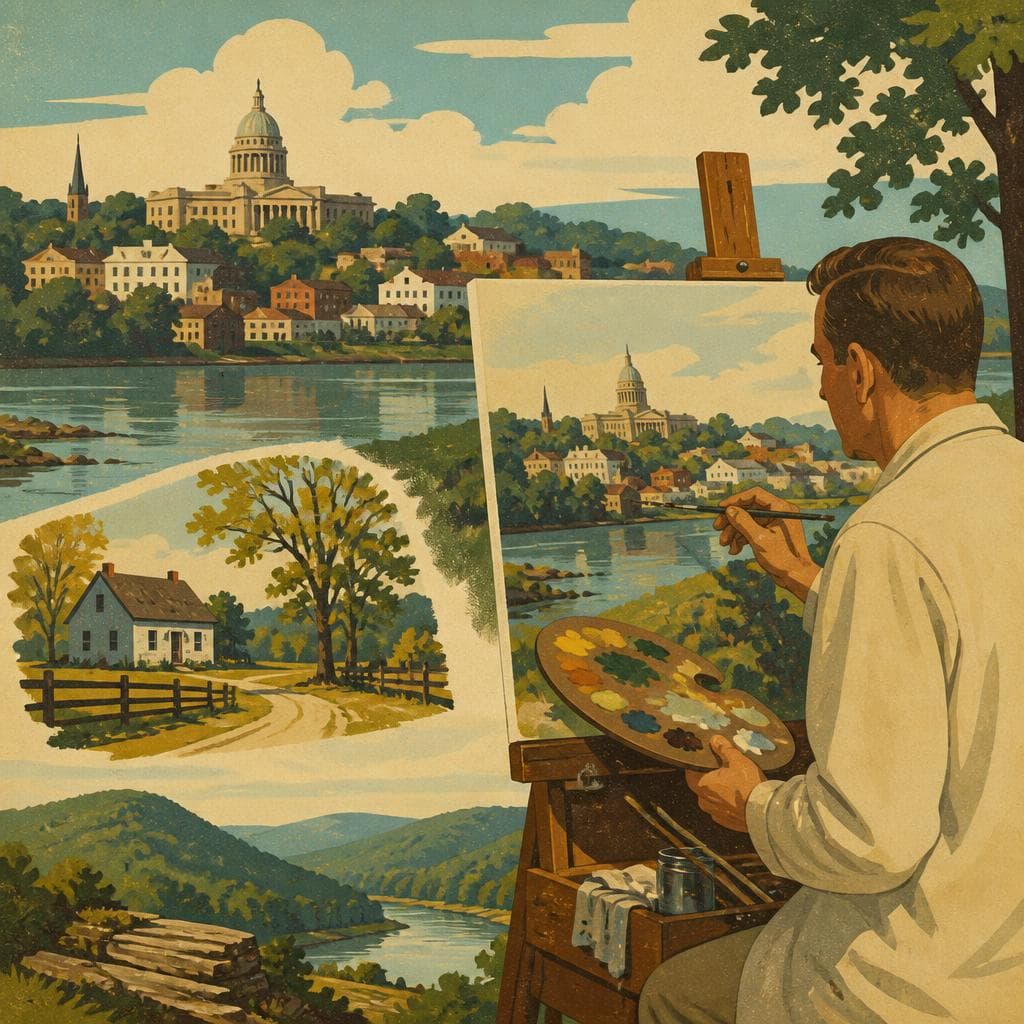 Cover art for How Frankfort Became a Painted Landscape