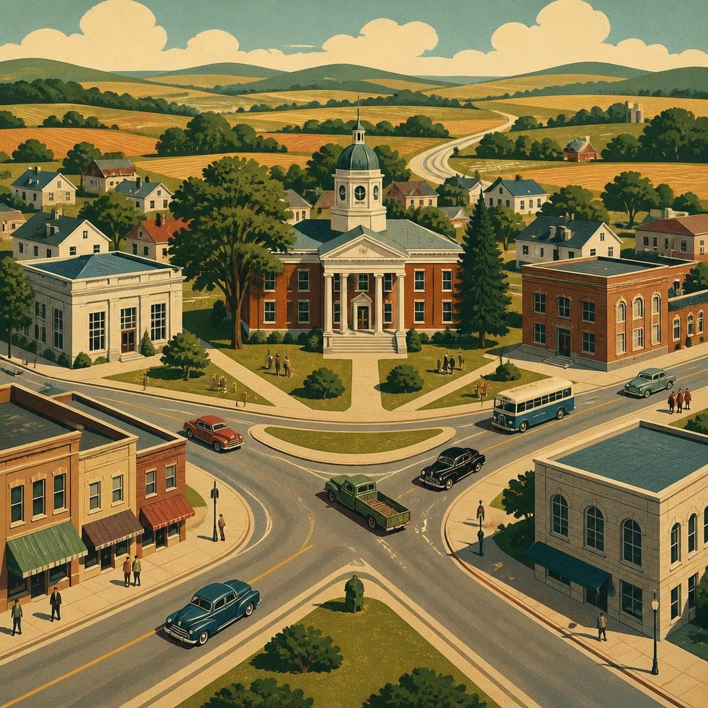 Cover art for Where the Roads Made a County Center