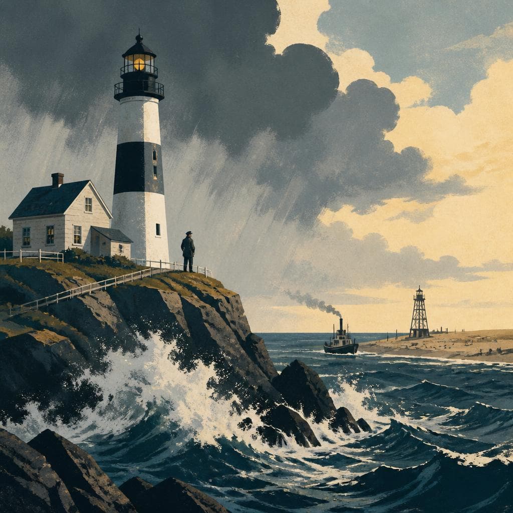 Cover art for At the Edge of the Strait