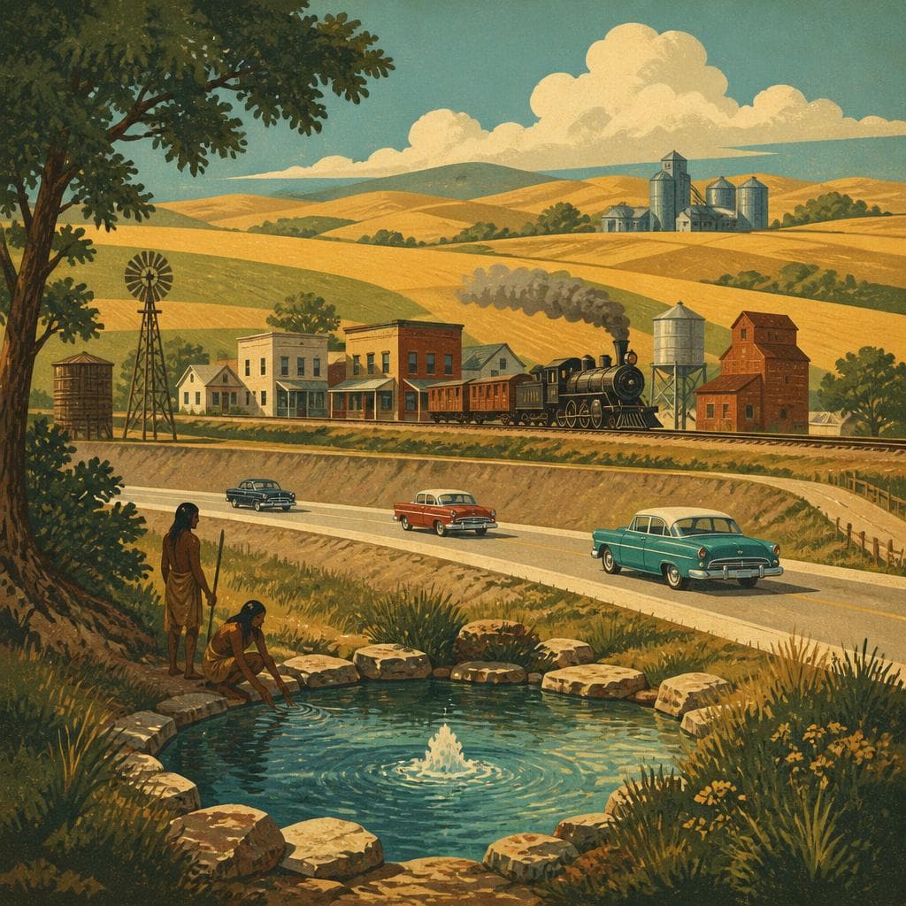Cover art for Where the Water Was, the Road Stayed