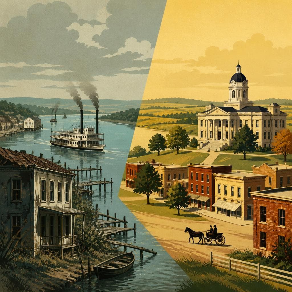Cover art for When the County Seat Left the River