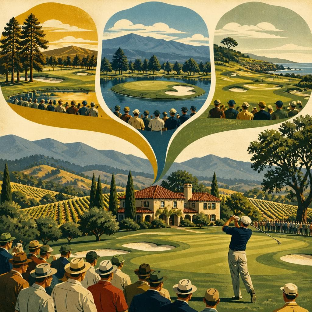 Cover art for One Tournament, Three Names, One Napa Home