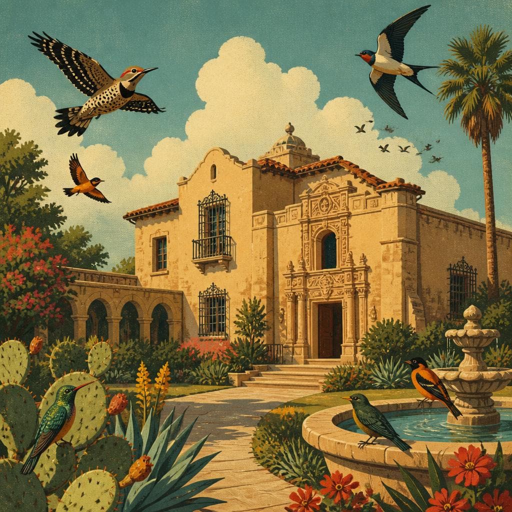 Cover art for Where Adobe Met Birds in McAllen