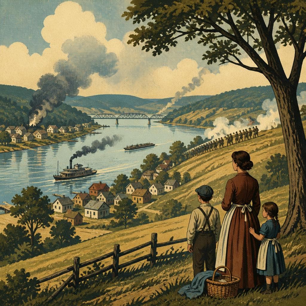 Cover art for Where the War Came in by Ridge and River