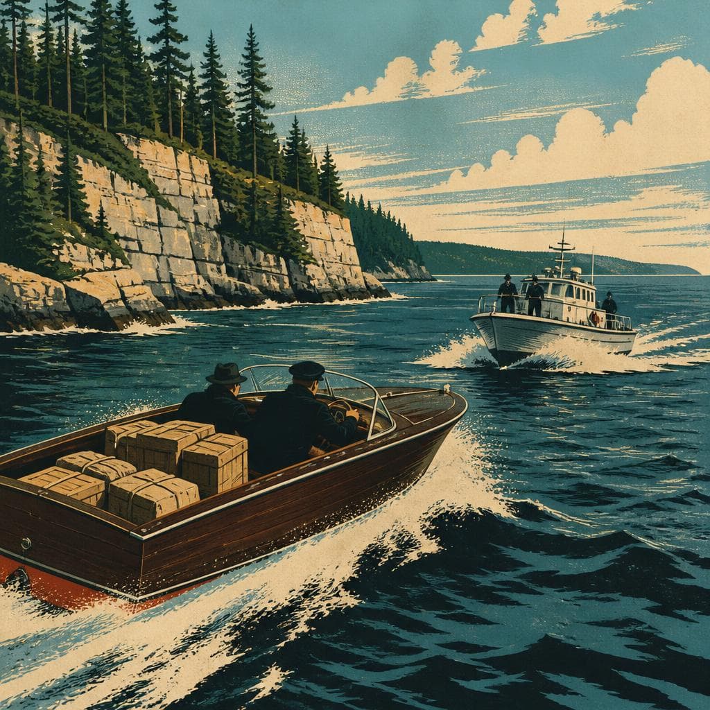 Cover art for Rumrunners in the Shelter of Manitou Passage