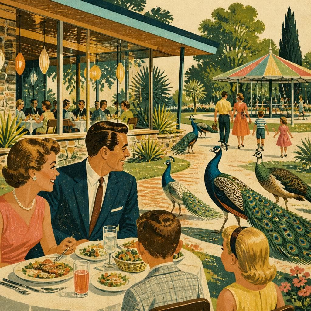 Cover art for Where Dinner Came With Peacocks
