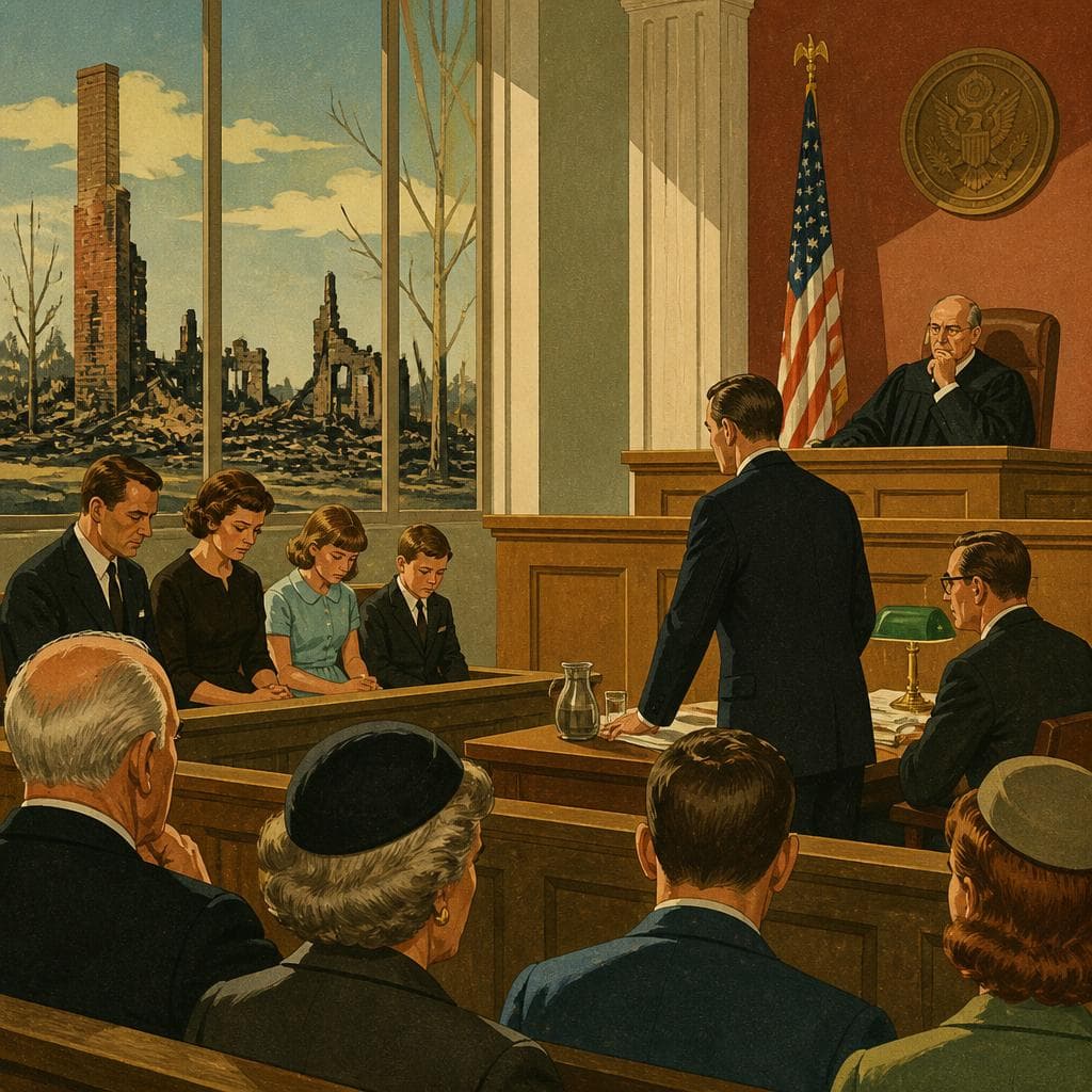 Cover art for After the Fire, the Courtroom