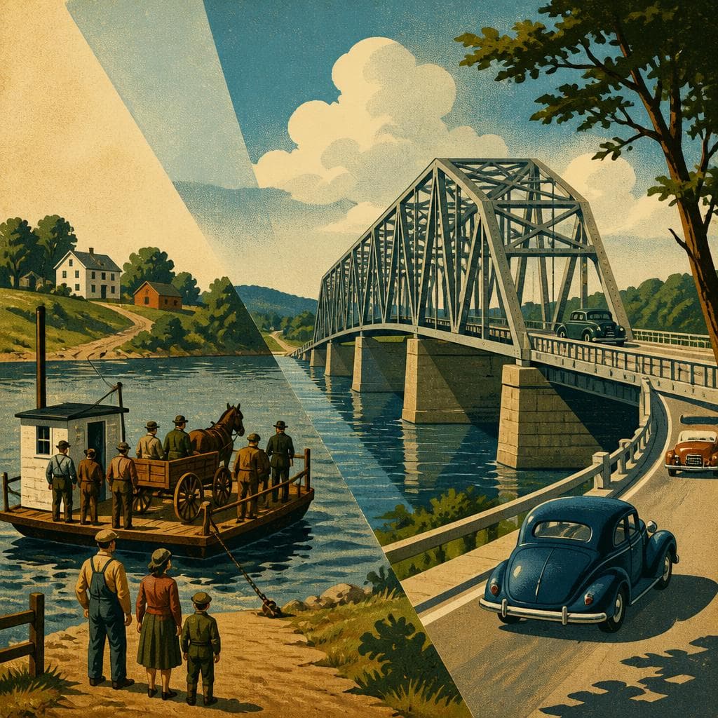 Cover art for When the Ferry Gave Way to Steel
