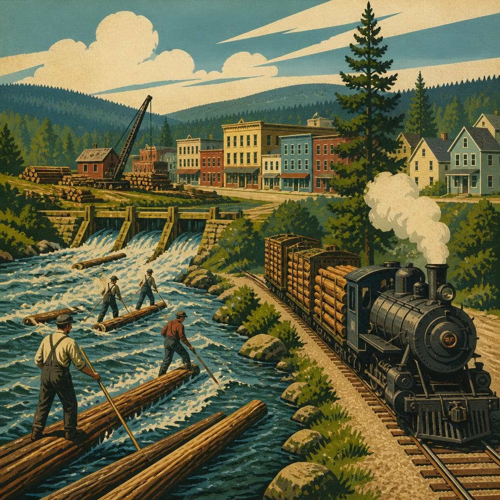 Cover art for Where River and Rail Made Grayling