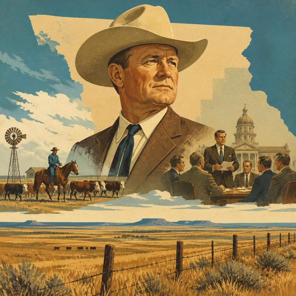Cover art for The Man Behind Baca County