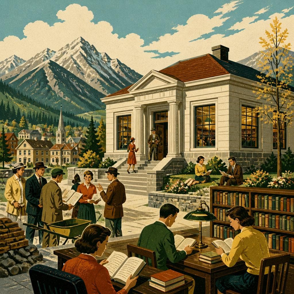 Cover art for A Reading Room for a Mountain Town