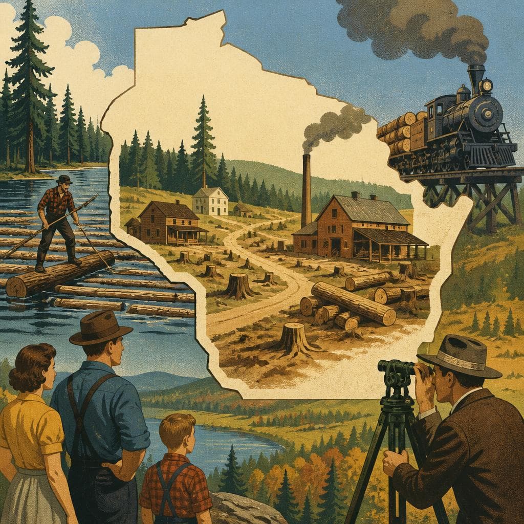 Cover art for When a New County Took Shape