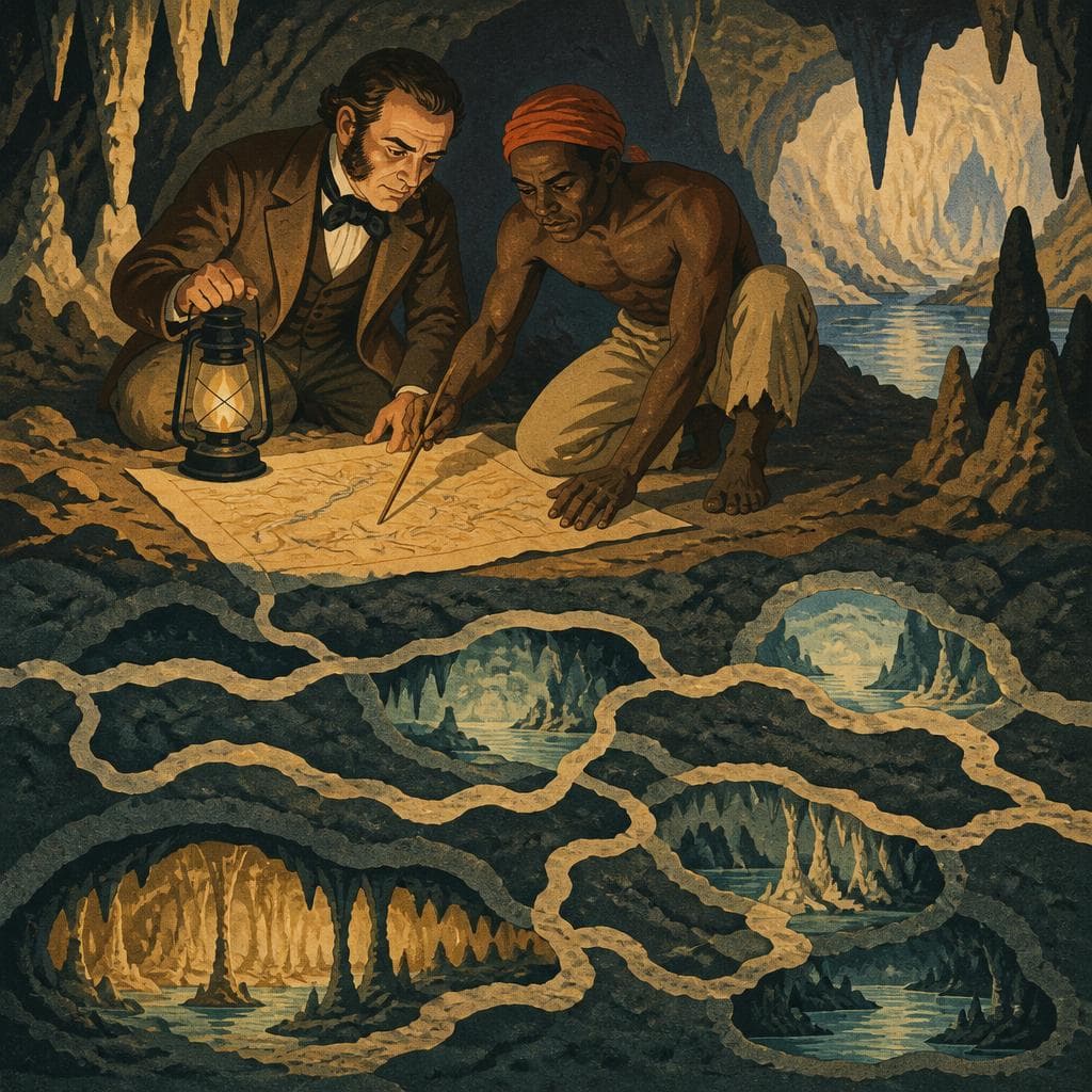 Cover art for Stephen Bishop and the Map Beneath the Earth