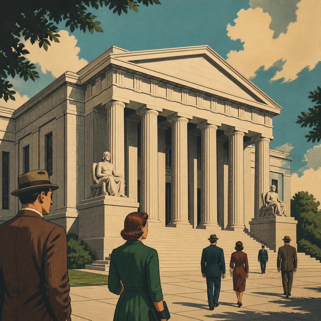 Cover art for Why the Courthouse Looks So Serious