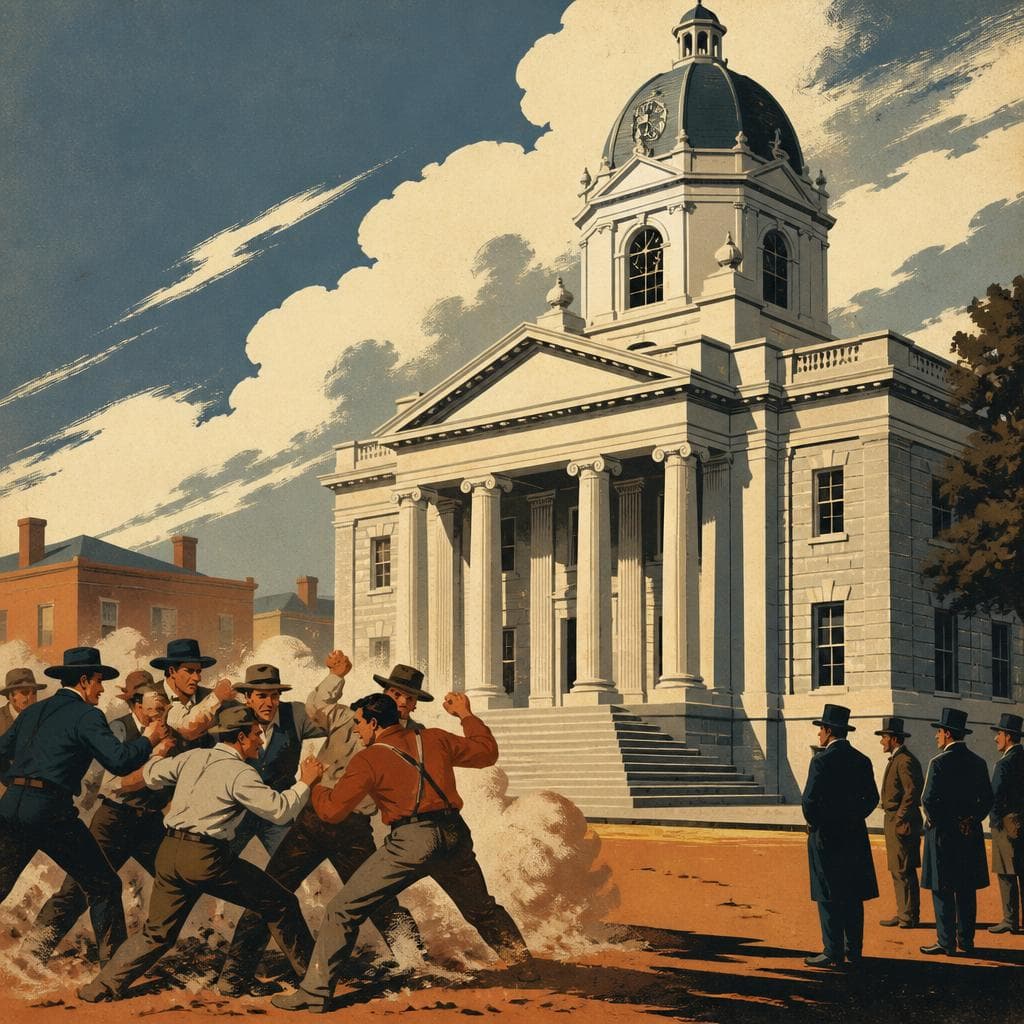 Cover art for When a County-Seat Fight Turned Into Stone