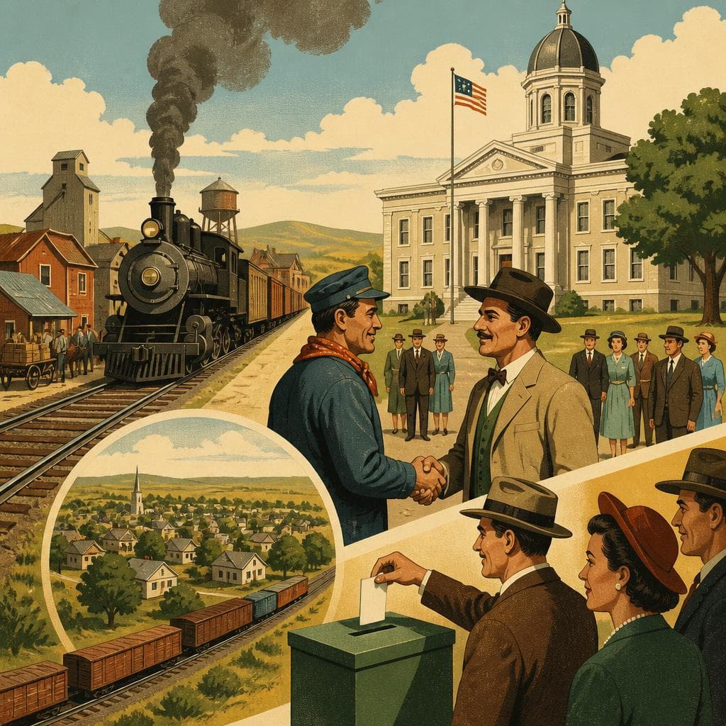 Cover art for How the Railroad Put Plankinton in the County Seat