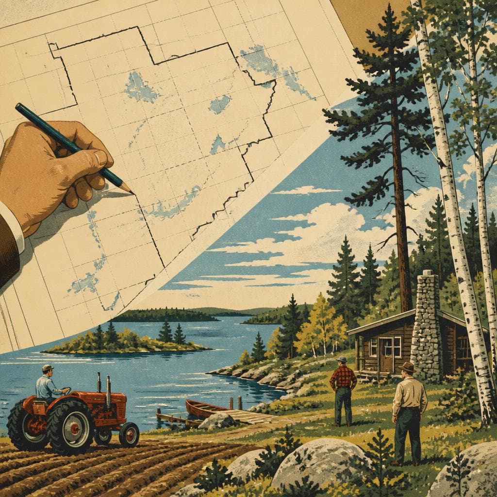 Cover art for A County on Paper, Then at Last in Practice