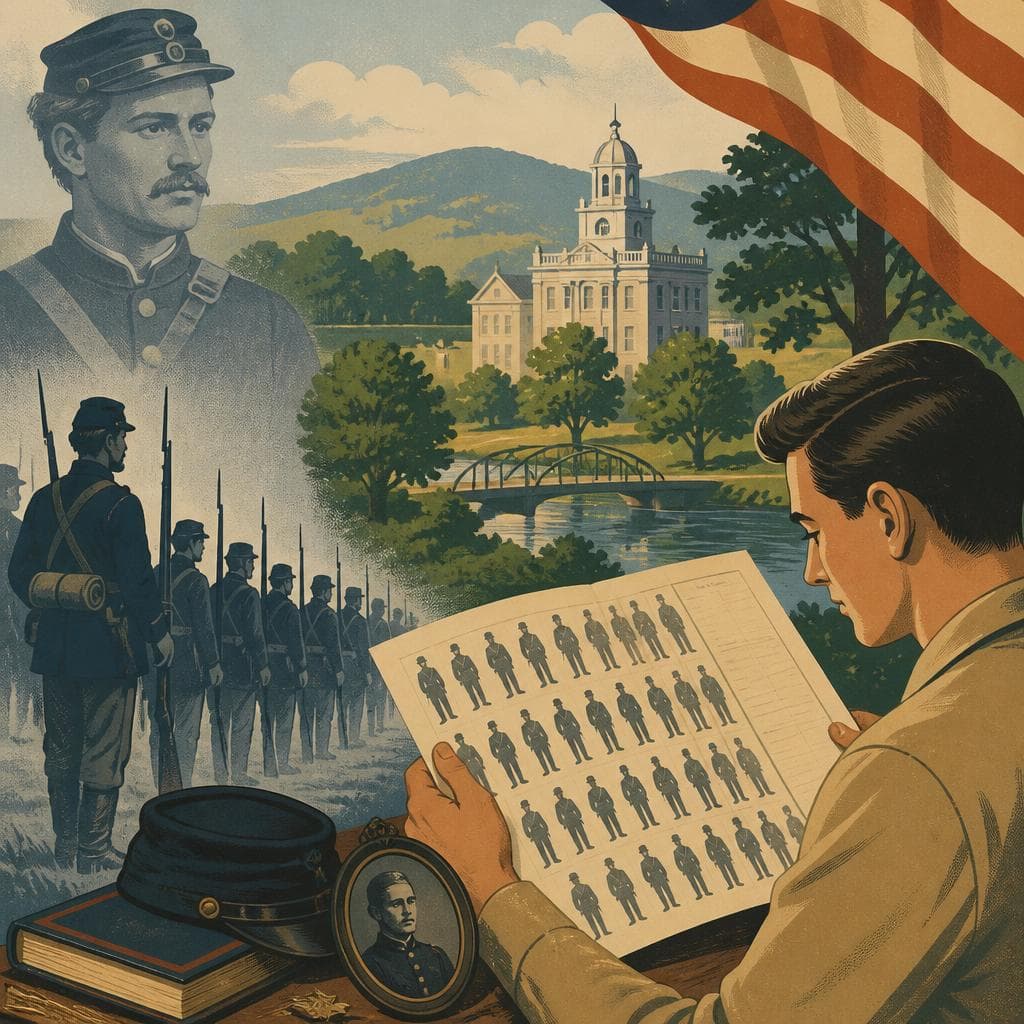 Cover art for Reading Cass County Through Its Civil War Roll Call