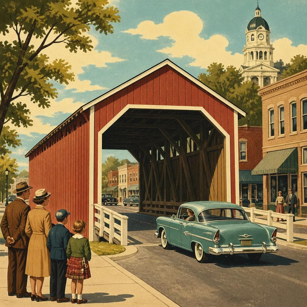 Cover art for The Bridge That Came to Town