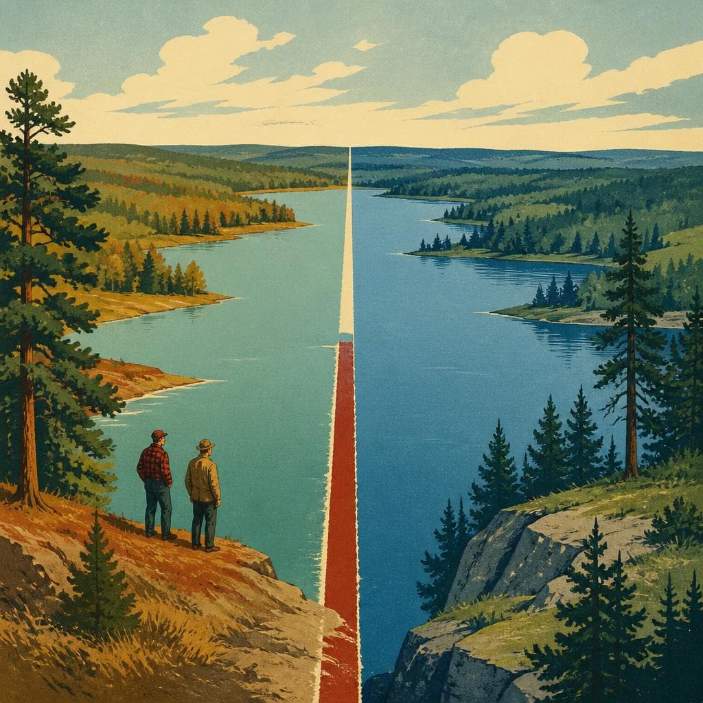 Cover art for When a Lake Became a Line