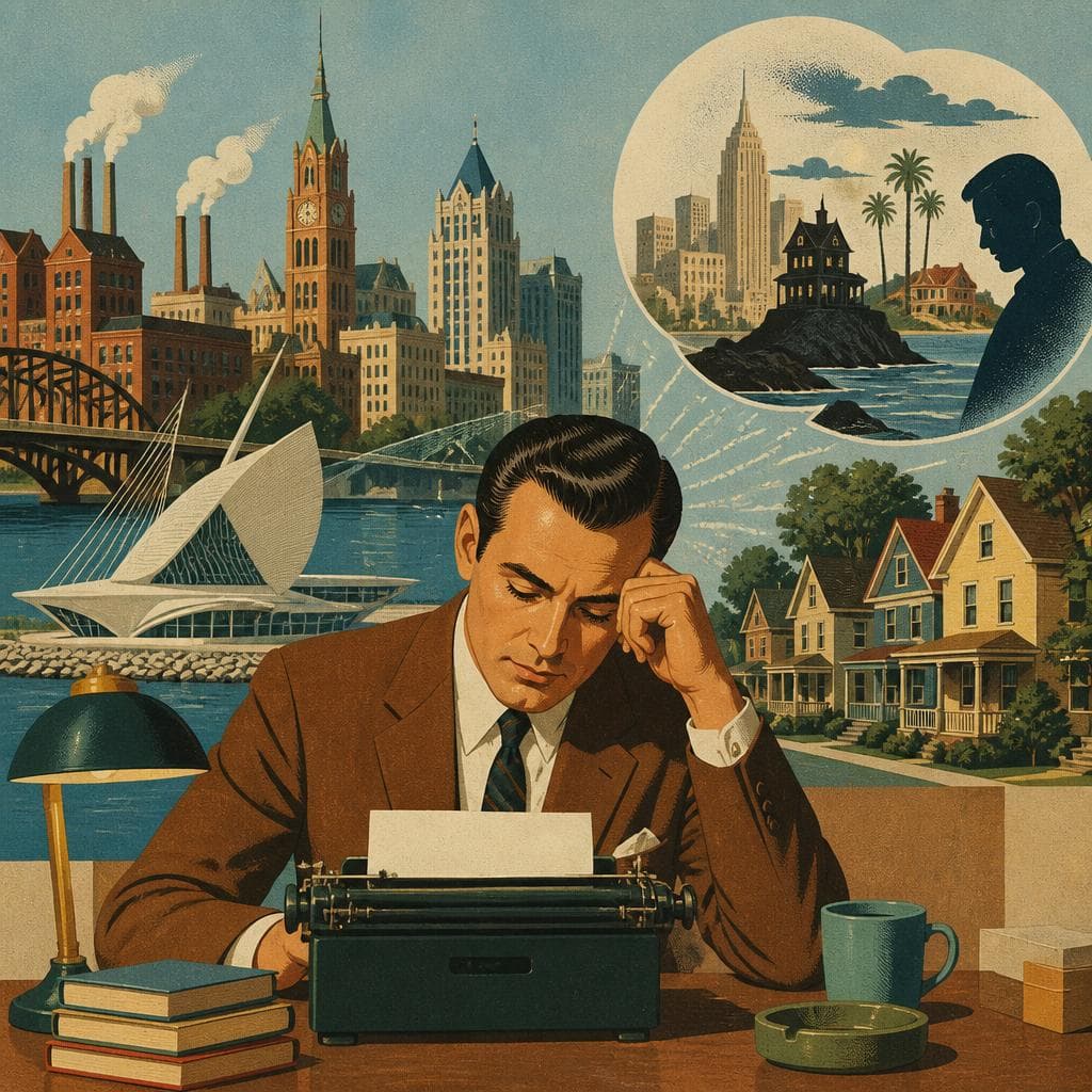 Cover art for Robert Bloch’s Milwaukee Years