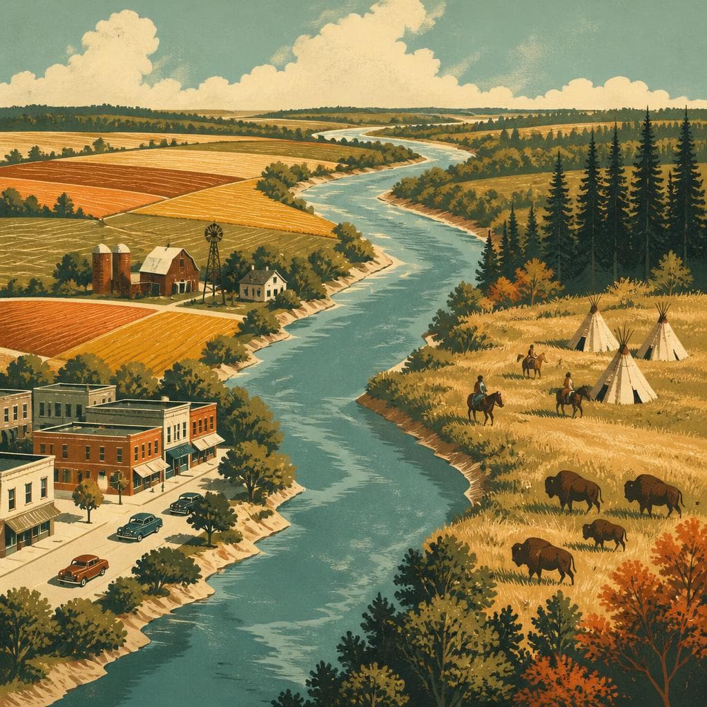 Cover art for Where the River Drew the Line
