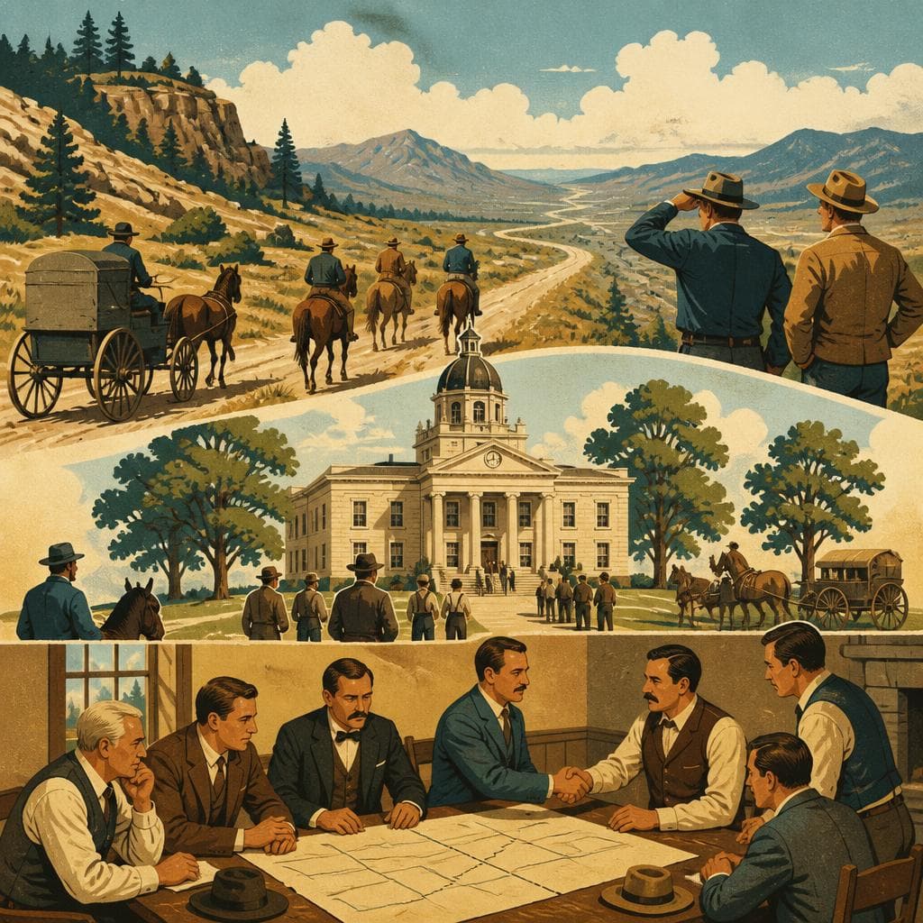 Cover art for A County Born of Distance