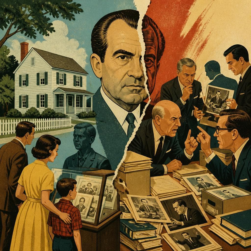 Cover art for How Nixon’s Library Became a Fight Over the Record