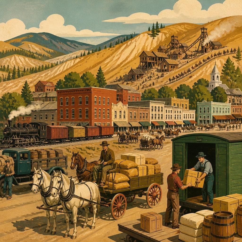 Cover art for The Town That Fed the Gold Fields
