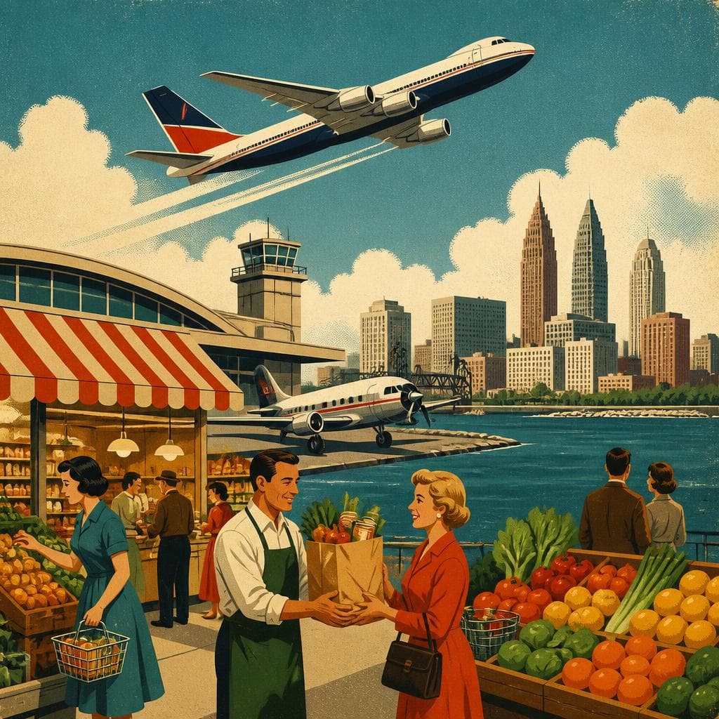Cover art for Where the Old Airport Still Feeds Cleveland
