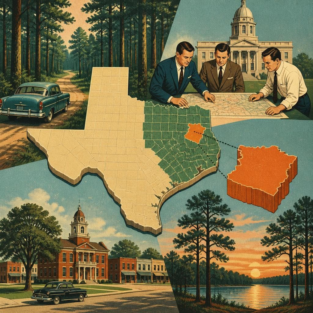 Cover art for When Texas Cut a New County from the Pines