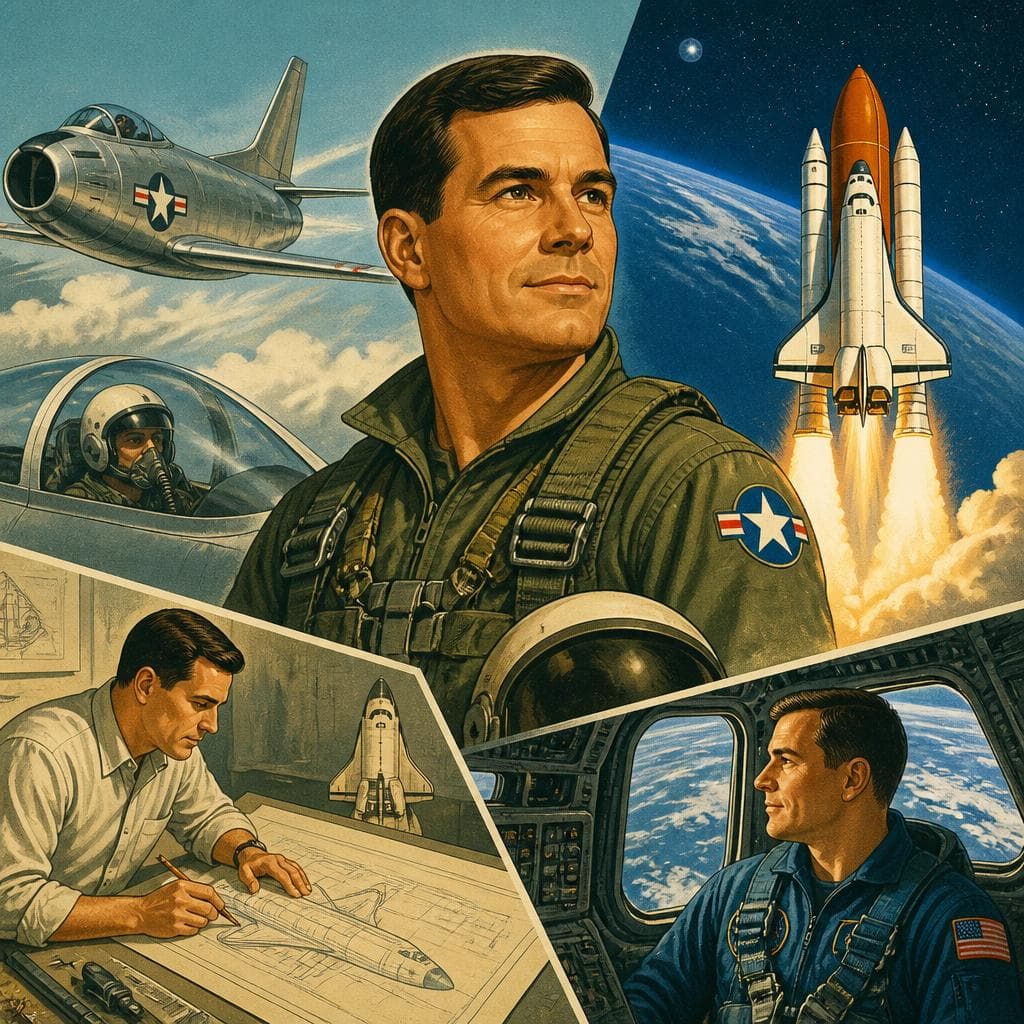 Cover art for From Air Force Cockpits to the Shuttle