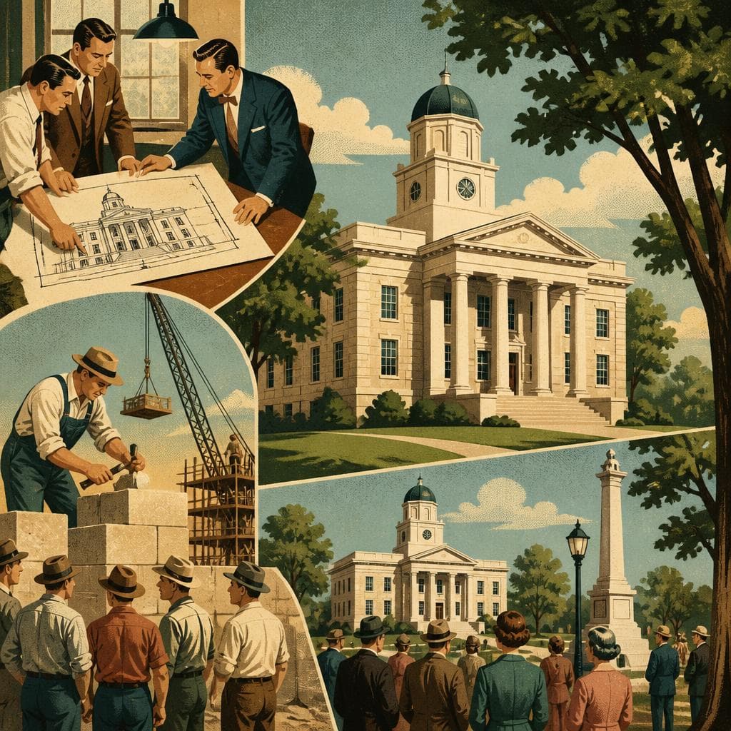 Cover art for When a Young County Built Its Face