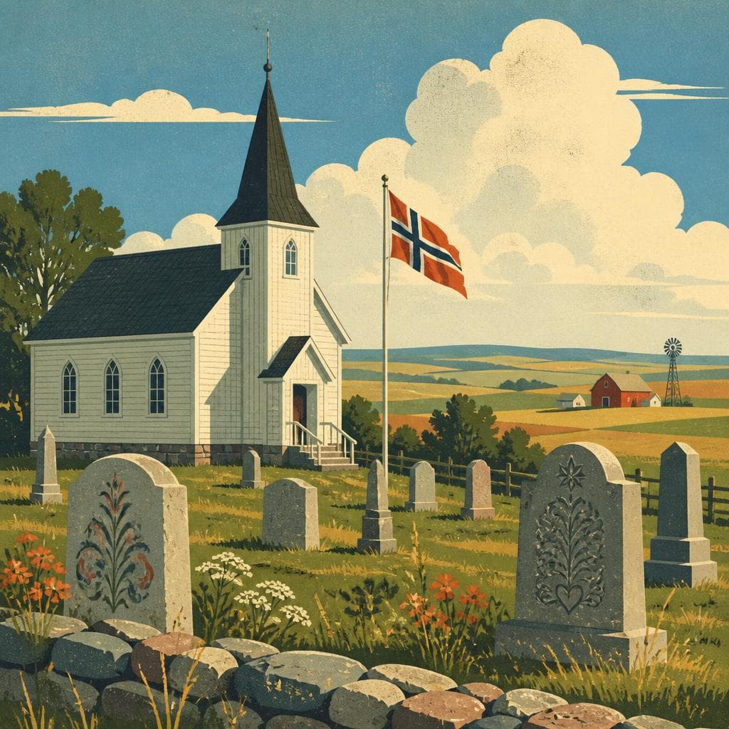 Cover art for Where the Prairie Kept a Norwegian Memory