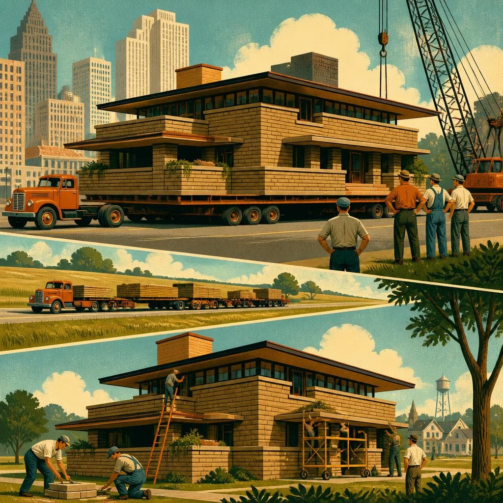 Cover art for How a Wright House Reached McCook