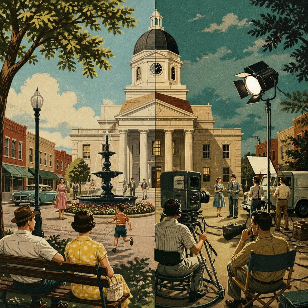 Cover art for A Courthouse Square With Two Lives
