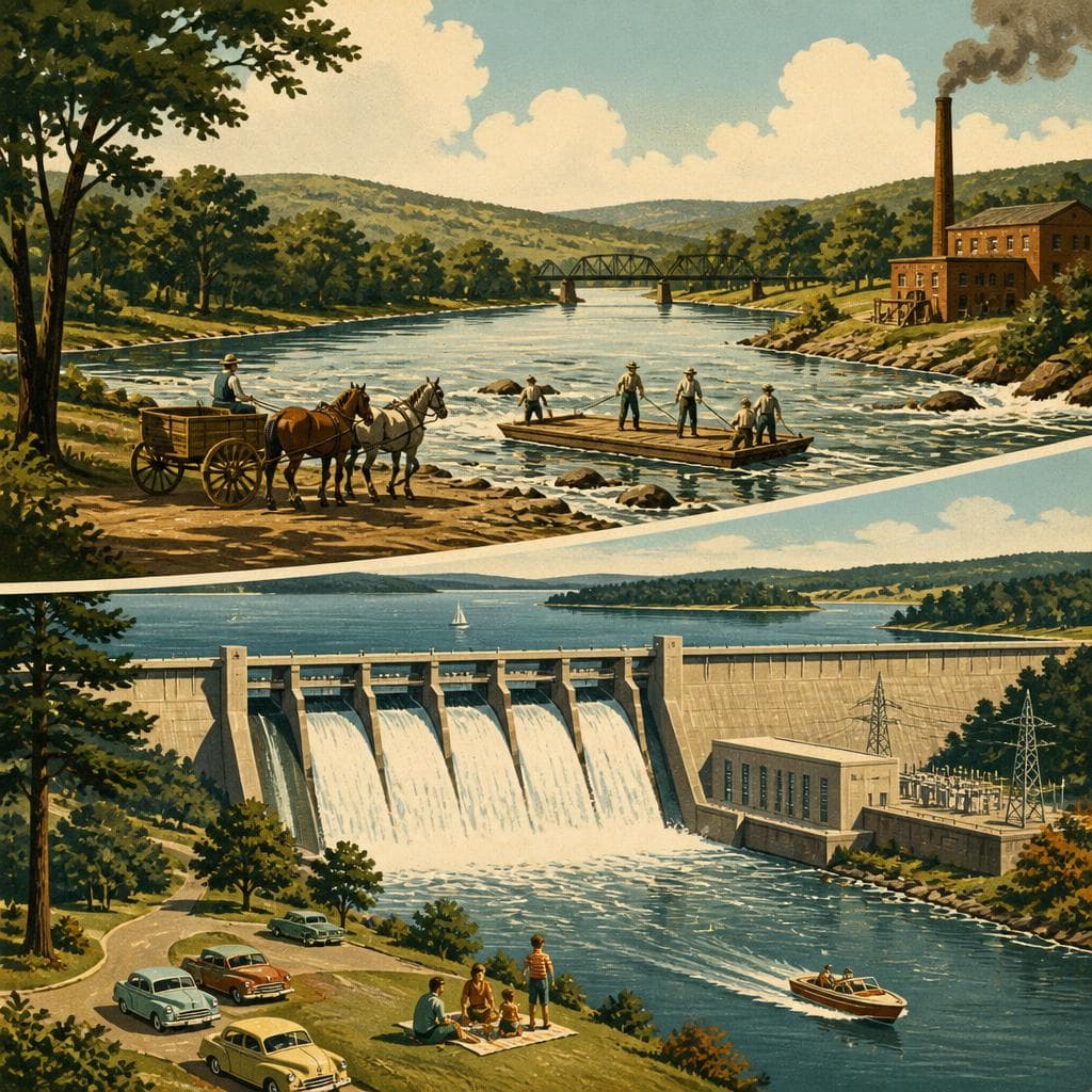 Cover art for When the River Crossing Became Hartwell Dam