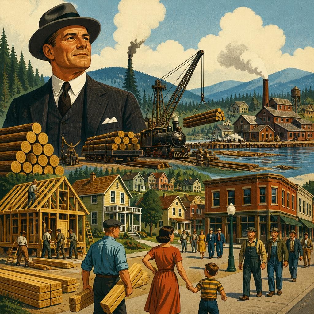Cover art for How Timber Money Built Alma