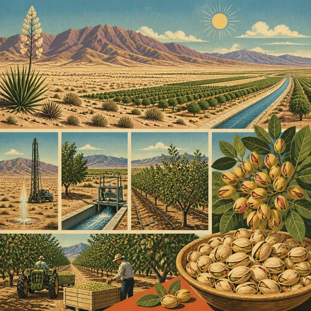 Cover art for How a Desert Basin Learned to Grow Pistachios