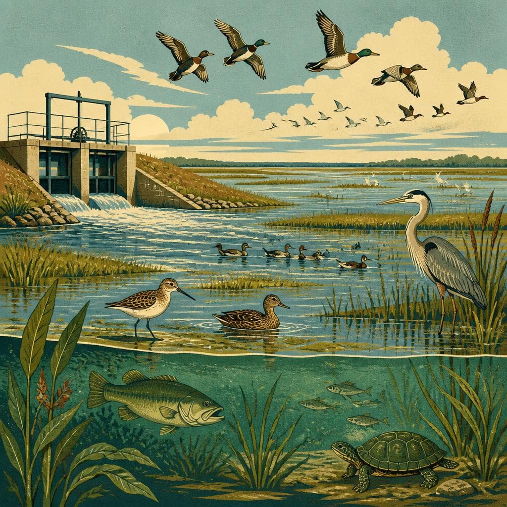 Cover art for Holding Water, Shaping a Flyway