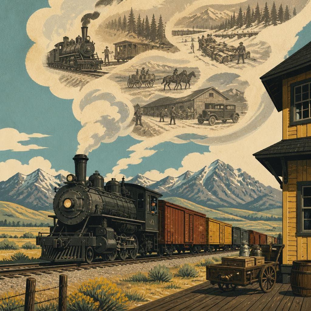 Cover art for Where the Freight Line Became a Memory Machine