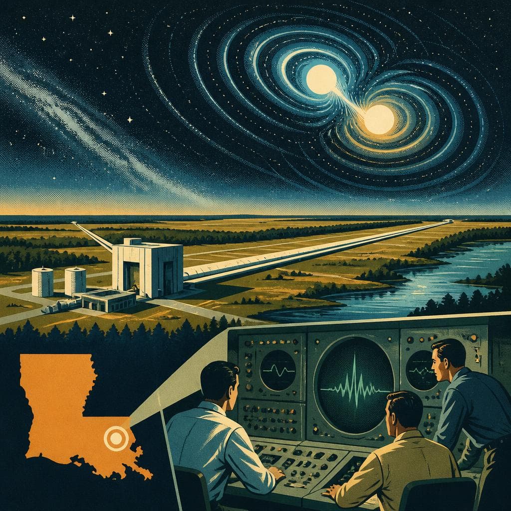 Cover art for The Louisiana Detector That Heard the Universe Blink