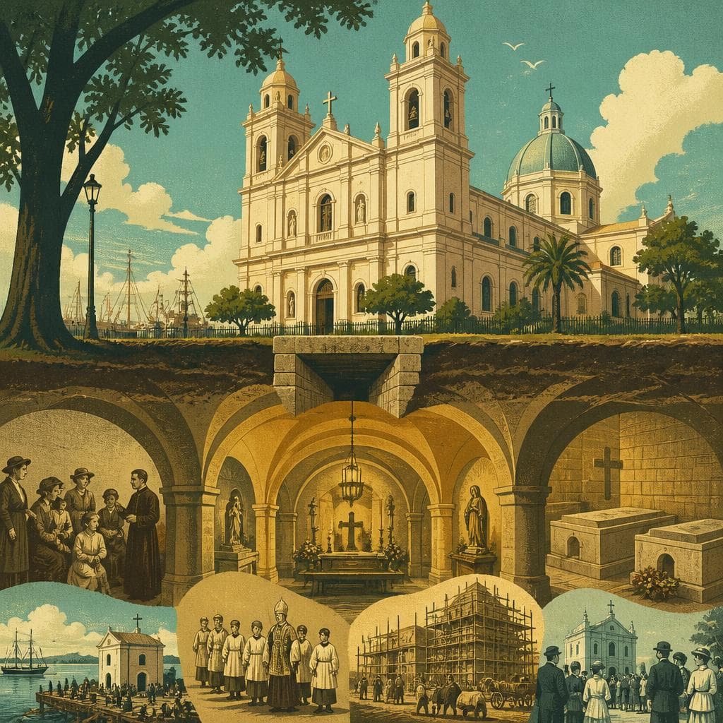 Cover art for Beneath the Cathedral, a City’s Catholic Memory