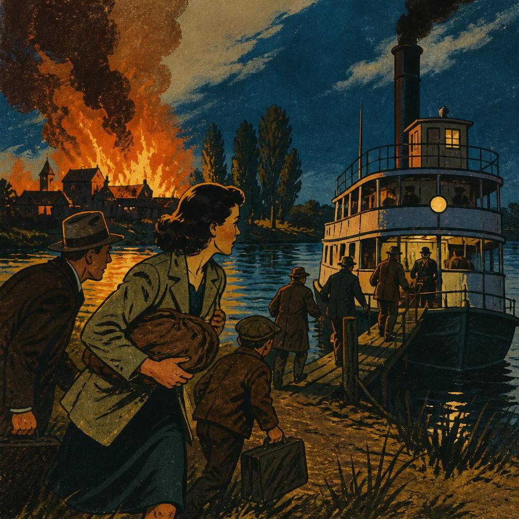 Cover art for The Steamboat Exit at Brandenburg