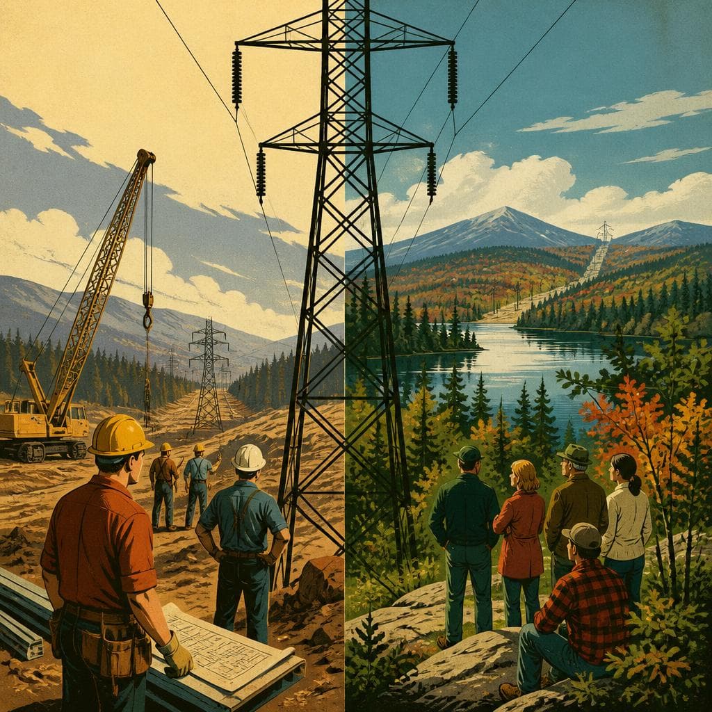 Cover art for A Power Line That Divided New Hampshire