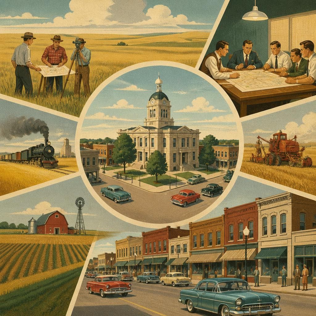 Cover art for How a Prairie Town Became Richland County’s Center
