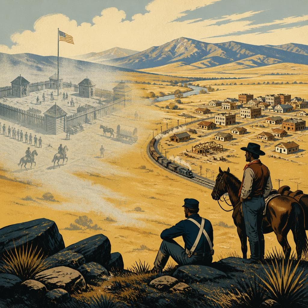 Cover art for The Fort That Vanished Before the Town Arrived