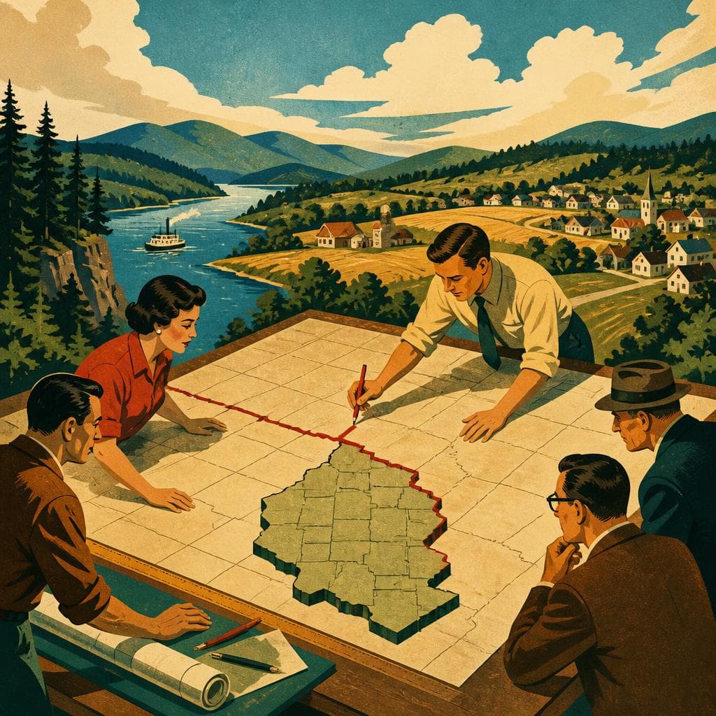 Cover art for When a Line Became Sullivan County