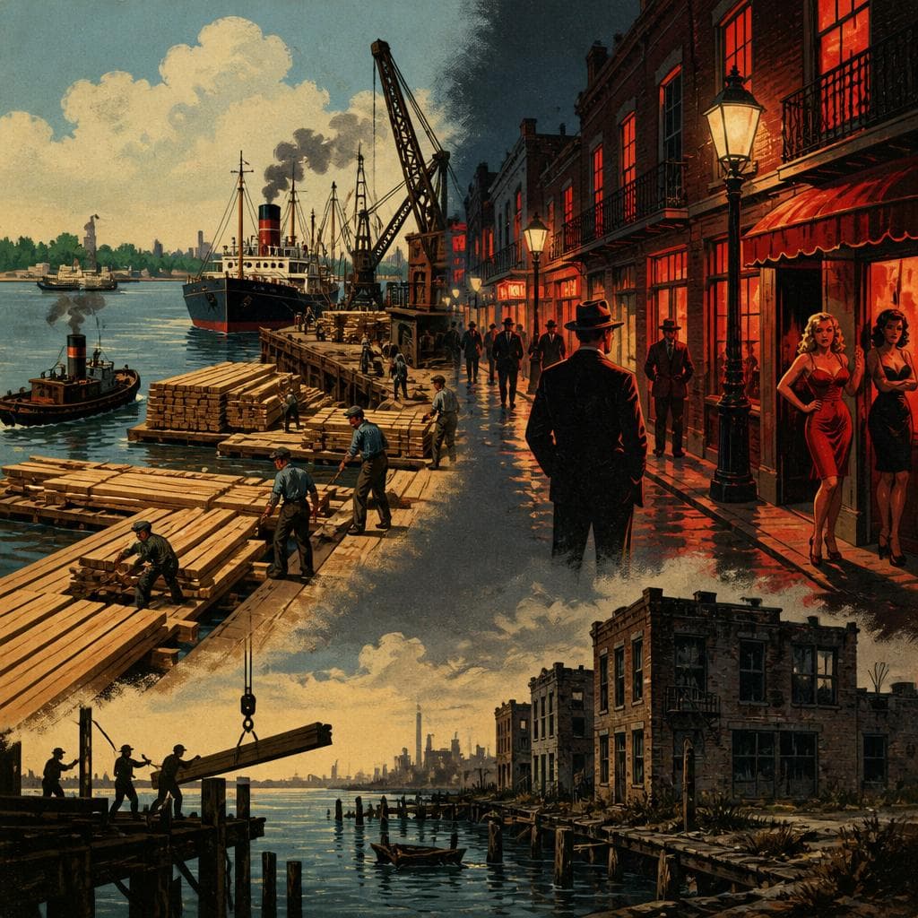 Cover art for Where the River Built Hell’s Half Mile
