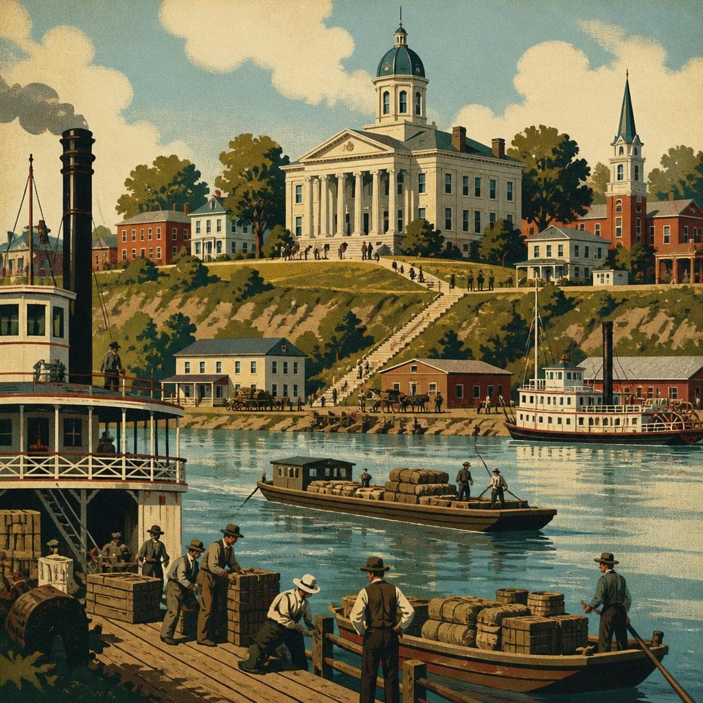 Cover art for Where the River Made a County Seat